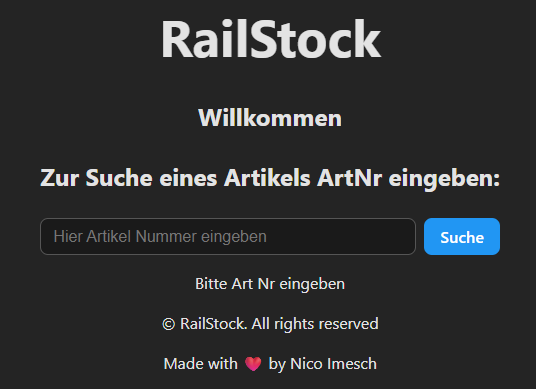 RailStock Projektbild